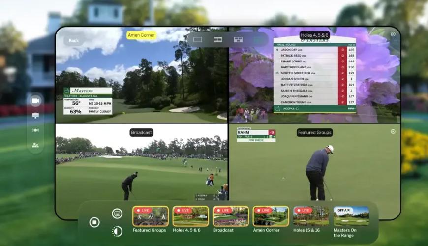 New Masters Apple Vision Pro app gives golf fans whole new way to experience the tournament
